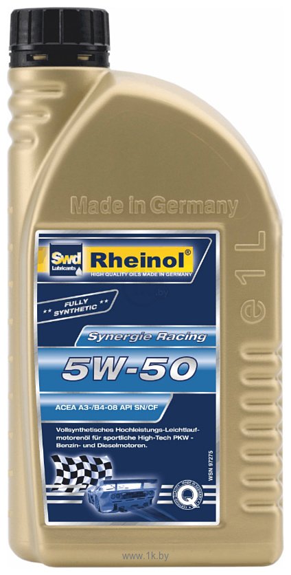 Фотографии Rheinol Synergie Racing 5W-50 1л