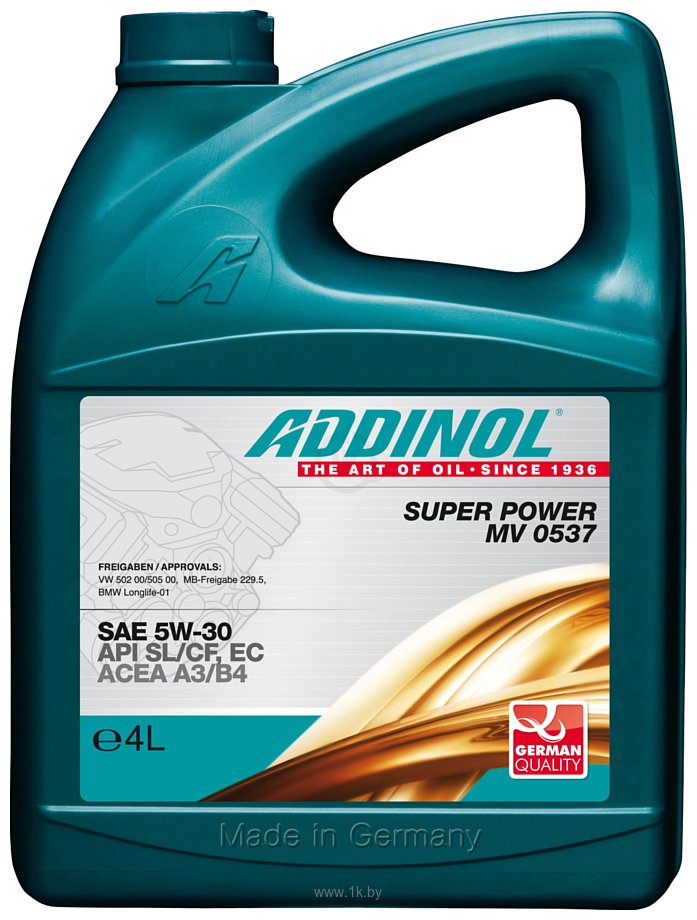 Фотографии Addinol Super Power MV 0537 5W-30 4л