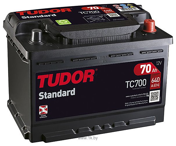 Фотографии Tudor Standard TC700 (70Ah)