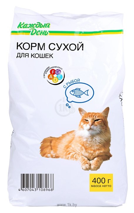 Фотографии Каждый День Сухой корм для кошек с рыбой (0.4 кг)