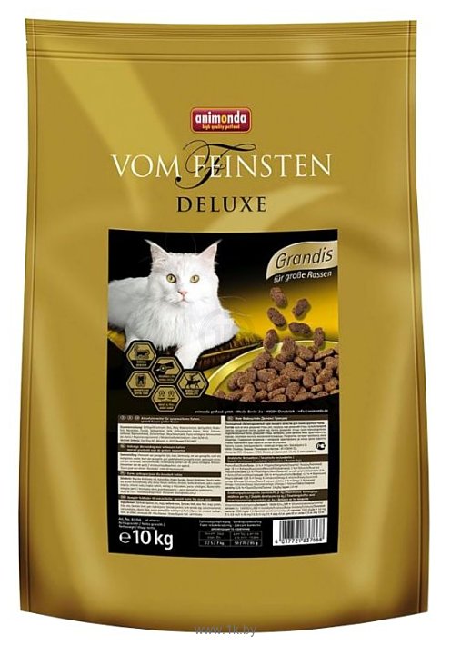 Фотографии Animonda Vom Feinsten Deluxe Grandis для кошек крупных пород (10 кг)