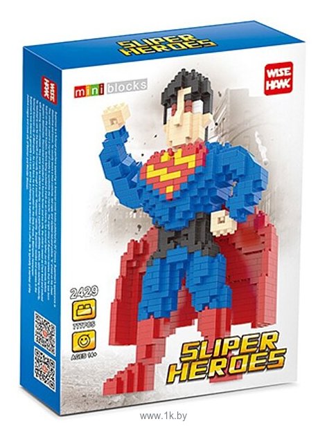 Фотографии Wisehawk mini blocks 2429 Sliper Heroes Супермен