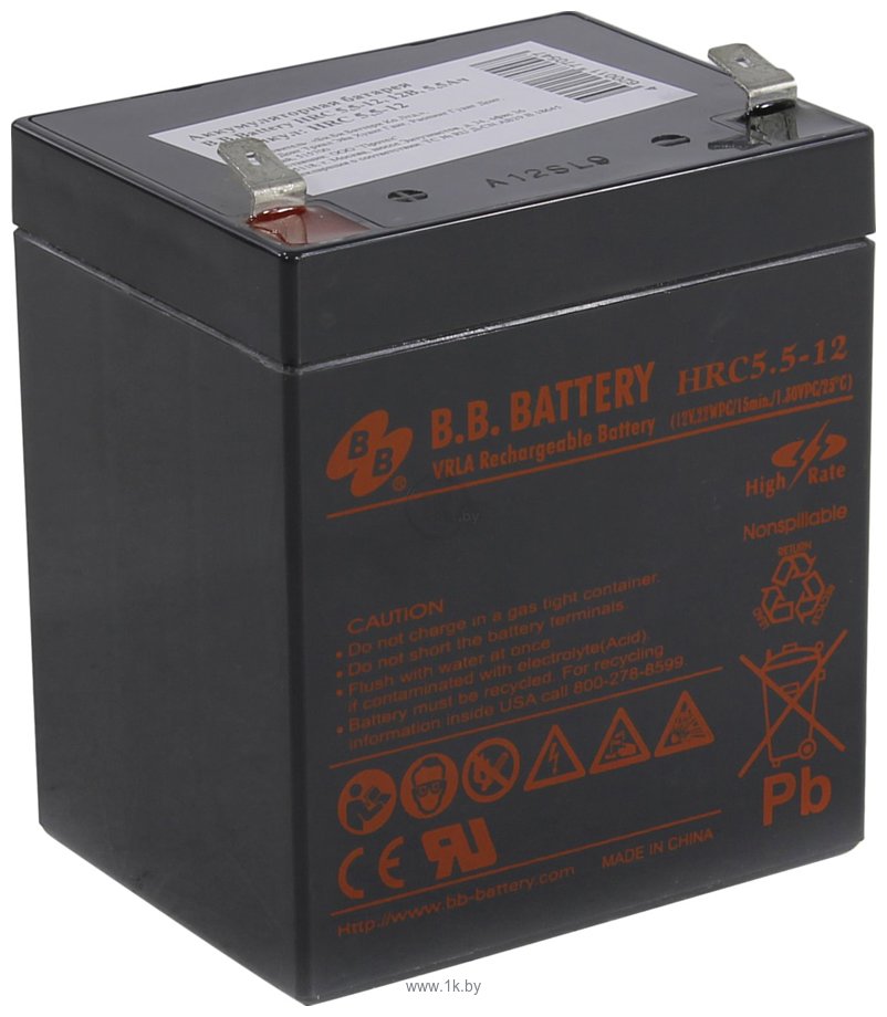 Фотографии B.B. Battery HRC5.5-12 .5