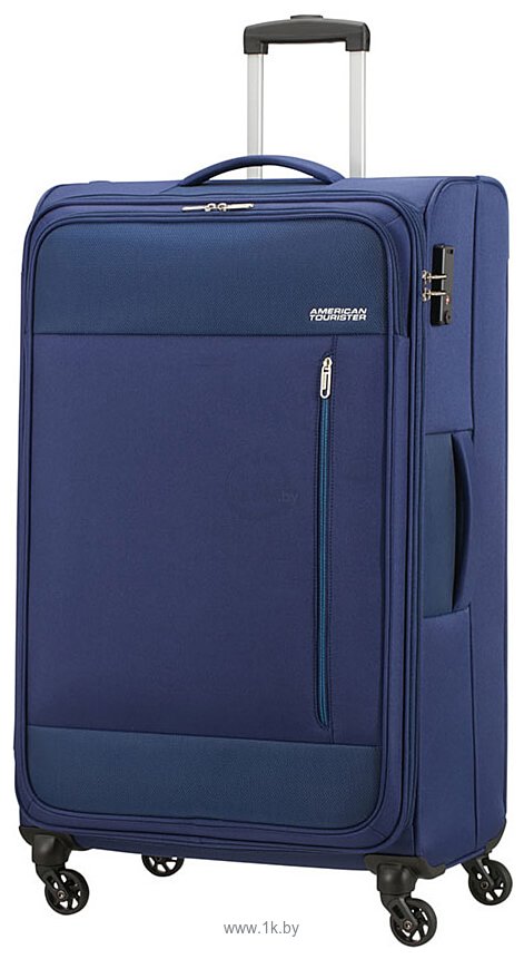 Фотографии American Tourister Heat Wave Combat Navy 80 см