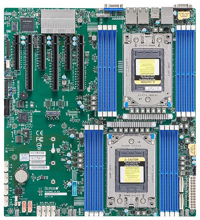 Фотографии Supermicro MBD-H12DSI-NT6-O