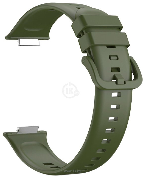 Фотографии Rumi силиконовый для Huawei Watch FIt 2 (темно-зеленый)