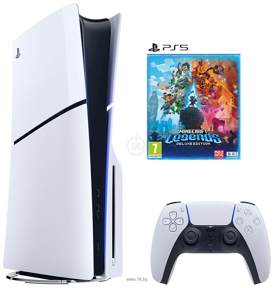 Фотографии Sony PlayStation 5 Slim + Minecraft Legends Deluxe Edition