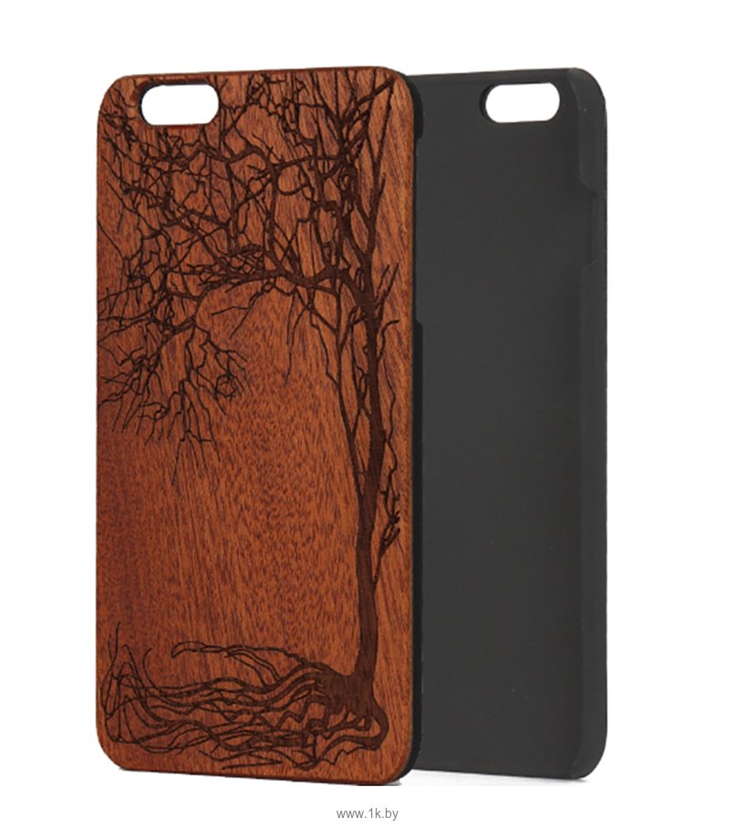 Фотографии Case Wood для Apple iPhone 7/8 (сапеле, зима)