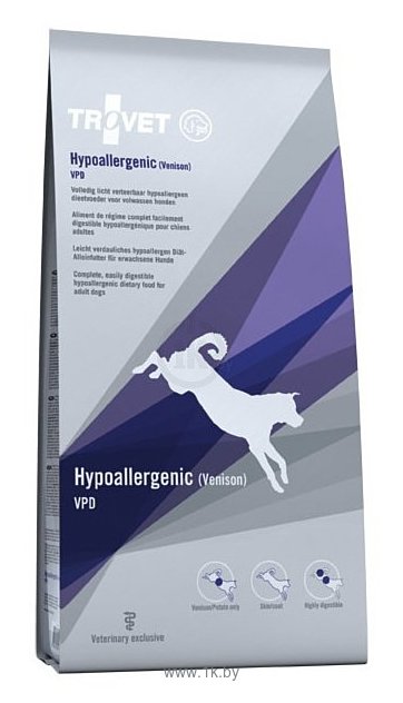 Фотографии TROVET (3 кг) Dog Hypoallergenic VPD (Venison) dry