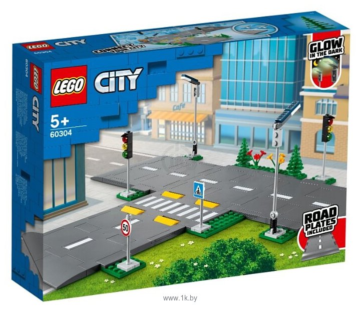 Фотографии LEGO LEGO City 60304 Дорожные пластины