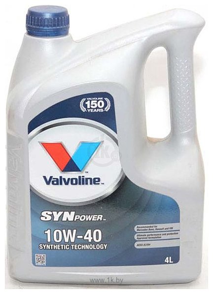 Фотографии Valvoline SynPower 10W-40 4л