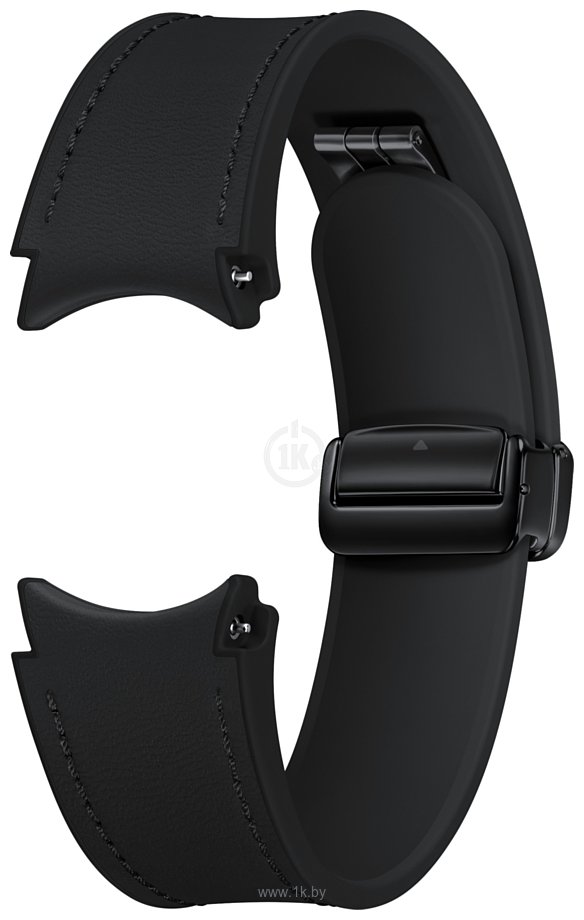 Фотографии Samsung D-Buckle Hybrid Eco-Leather для Samsung Galaxy Watch6 (M/L, черный)