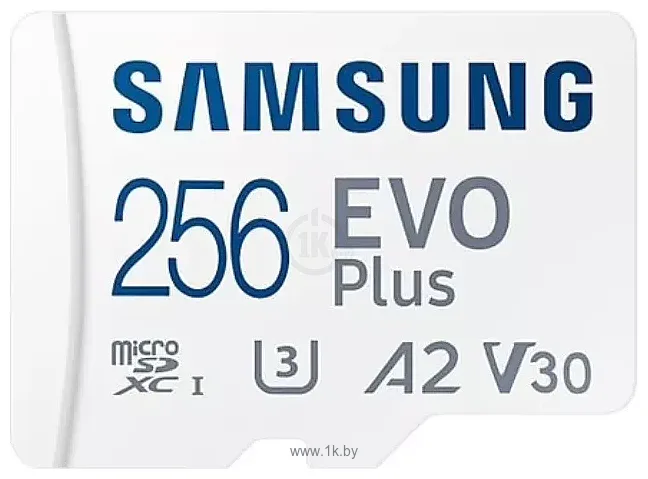 Фотографии Samsung EVO Plus 2024 microSDXC 256GB (с адаптером) Фотографии Samsung EVO Plus 2024 microSDXC 256GB (с адаптером)