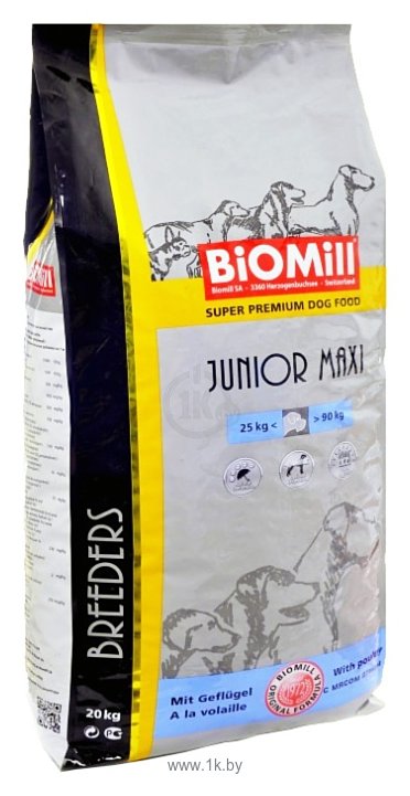 Фотографии Biomill Breeders Maxi Junior (20.0 кг)