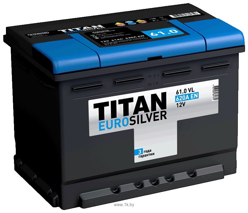 Фотографии Titan EuroSilver 60 R низкий (60Ah)