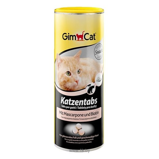 Фотографии GimCat Katzentabs с маскарпоне и биотином