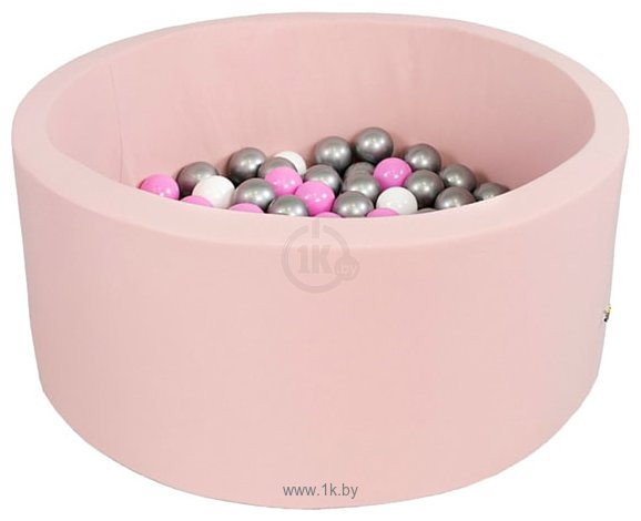 Фотографии Misioo 100x40 400 шаров (светло-розовый)