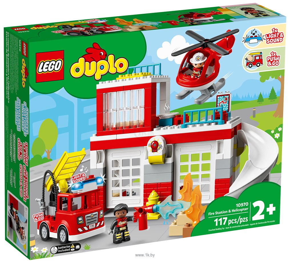 Фотографии LEGO Duplo 10970 Пожарная часть и вертолет