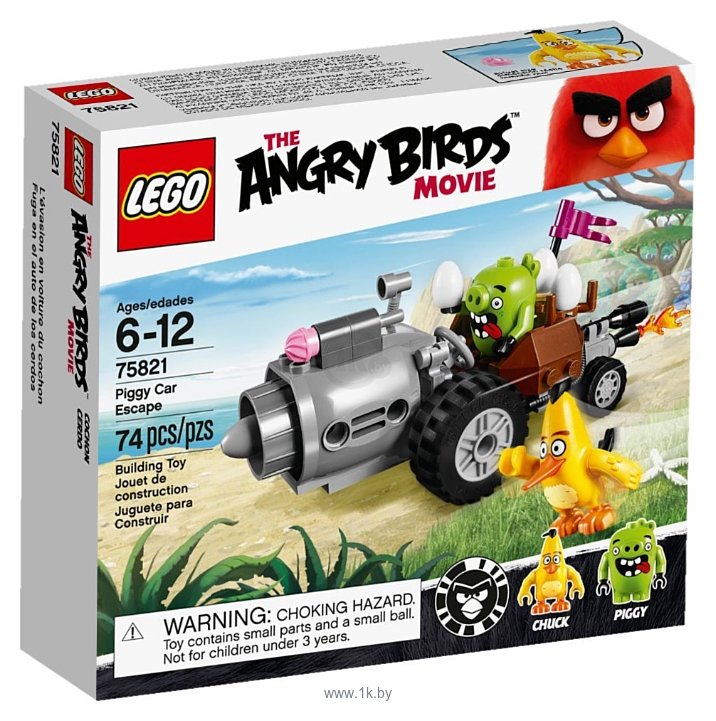 Фотографии LEGO The Angry Birds Movie 75821 Побег Свинки на авто