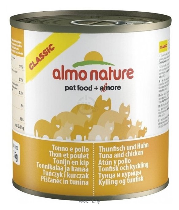 Фотографии Almo Nature Classic Adult Dog Tuna and Chicken (0.29 кг) 12 шт.