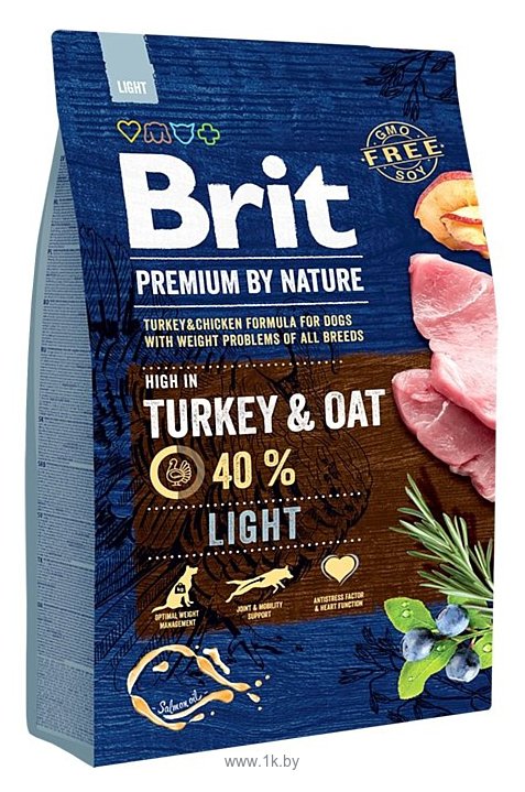 Фотографии Brit (3 кг) Premium by Nature Light Turkey & Oats