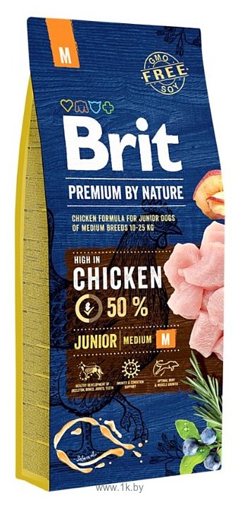 Фотографии Brit (18 кг) Premium by Nature Junior M