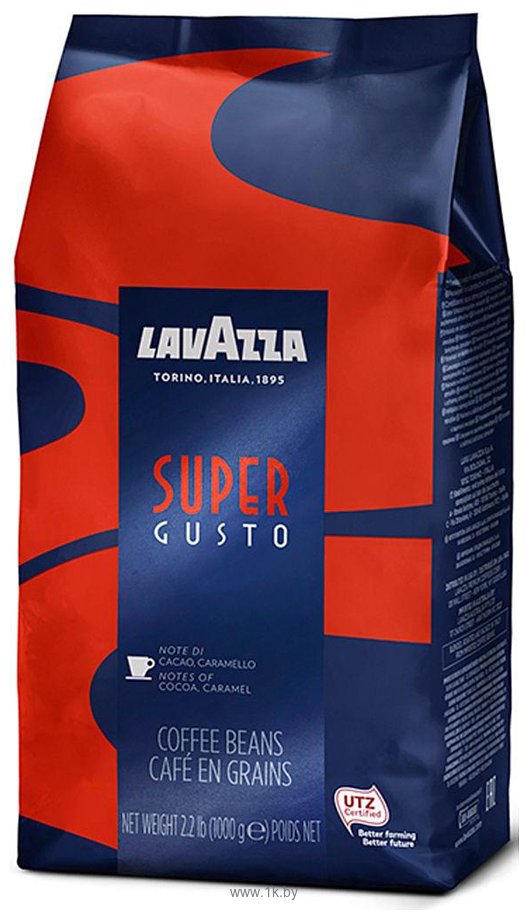 Фотографии Lavazza Super Gusto в зернах 1000 г