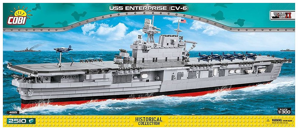 Фотографии Cobi World War II 4815 USS Enterprise CV-6