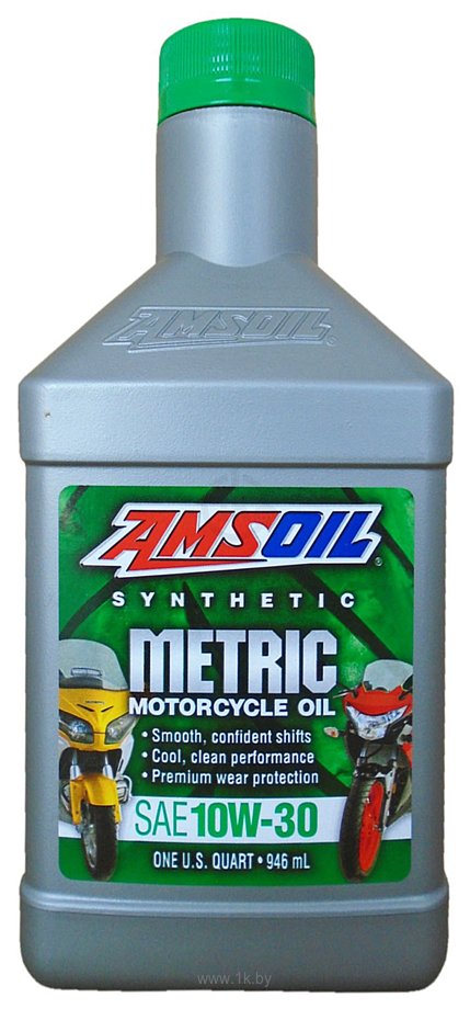 Фотографии Amsoil Synthetic Metric Motorcycle Oil 10W-30 0.946л