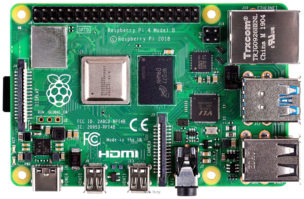 Фотографии Raspberry Pi 4 Model B 1GB