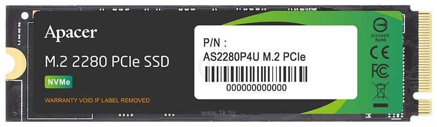 Фотографии Apacer AS2280P4U 1TB AP1TBAS2280P4U