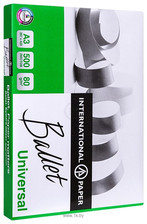Фотографии Ballet Universal ColorLok A3 80г/м 500 л
