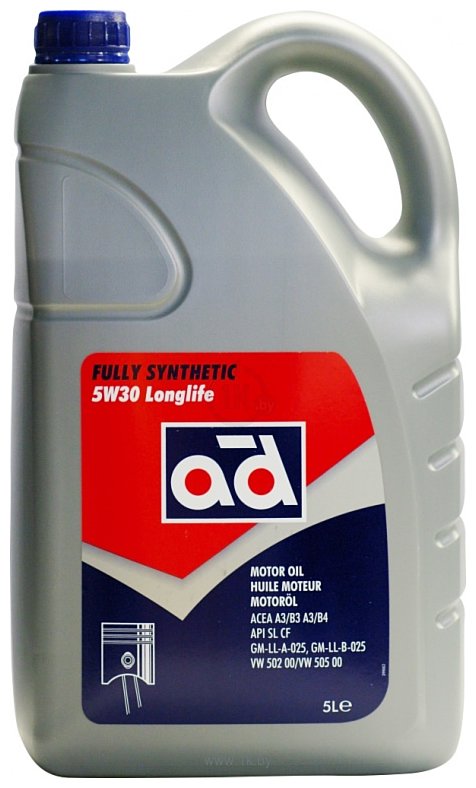 Фотографии AD Fully Synthetic 5W-30 Longlife 5л