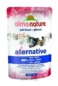 Фотографии Almo Nature Alternative 90% Trout (0.055 кг) 1 шт.