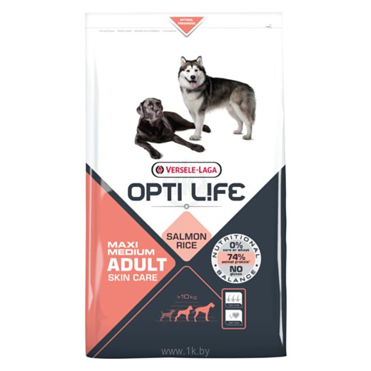 Фотографии Opti Life (1 кг) Skin Care Adult Maxi & Medium
