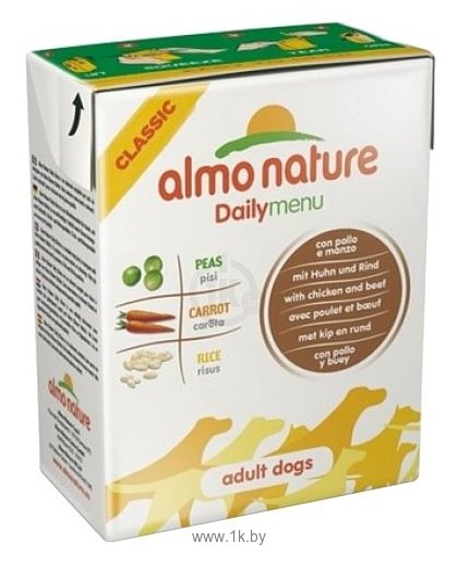 Фотографии Almo Nature (0.375 кг) 1 шт. DailyMenu Adult Dog Chicken and Beef
