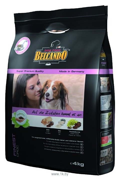 Фотографии Belcando (4 кг) Finest Croc Duck для привередливых собак мелких и средних пород