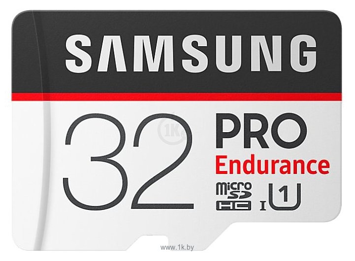 Фотографии Samsung microSDHC PRO Endurance UHS-I U1 100MB/s 32GB + SD adapter