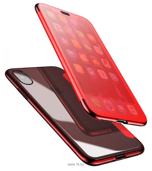 Фотографии Baseus Touchable для iPhone X (красный)