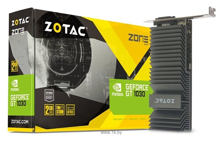 Фотографии ZOTAC GeForce GT 1030 2048Mb Zone Edition (ZT-P10300B-20L)