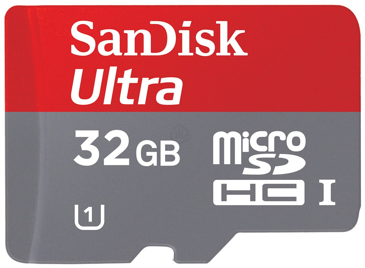 Фотографии SanDisk Ultra microSDHC UHS-I (Class 10) 32GB SDSDQUA-032G-U46A