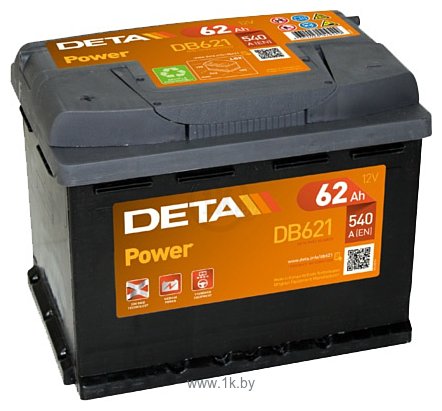 Фотографии DETA Power DB621 (62Ah)