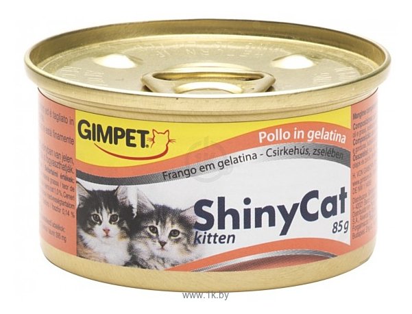 Фотографии GimCat ShinyCat Kitten с курочкой (0.085 кг) 1 шт.