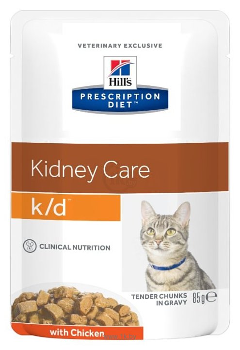 Фотографии Hill's (0.085 кг) 1 шт. Prescription Diet K/D Feline with Chicken wet