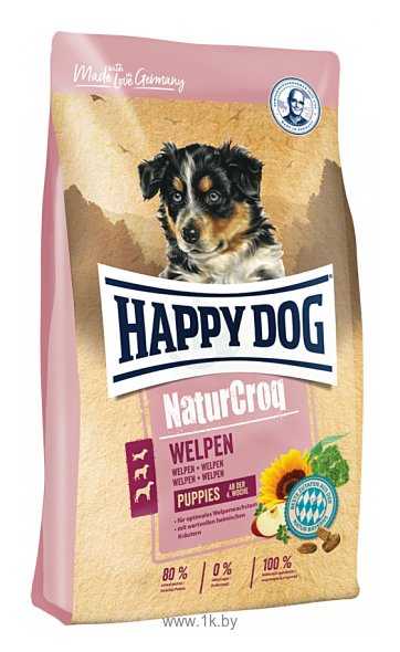Фотографии Happy Dog (15 кг) NaturCroq Welpen для щенков