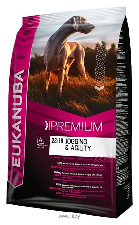 Фотографии Eukanuba Premium Perfomance Dry Dog Food Jogging & Agility (15 кг)