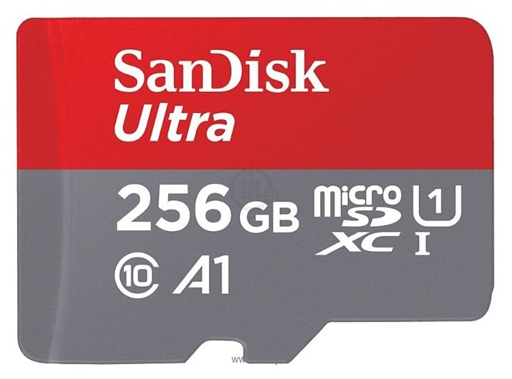 Фотографии SanDisk Ultra microSDXC Class 10 UHS Class 1 A1 100MB/s 256GB + SD adapter