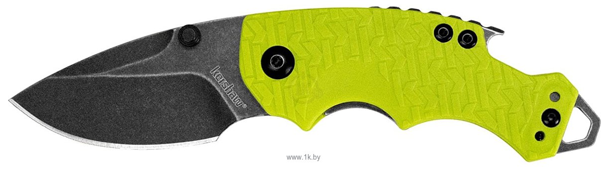 Фотографии Kershaw Shuffle Lime Green Blackwash