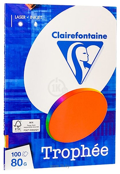 Фотографии Clairefontaine Trophee A4 80 г/кв.м 500 л 1704SC (mix intensive)