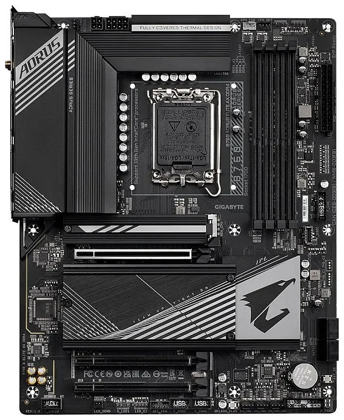 Фотографии Gigabyte B760 AORUS ELITE AX DDR4 (rev. 1.0)